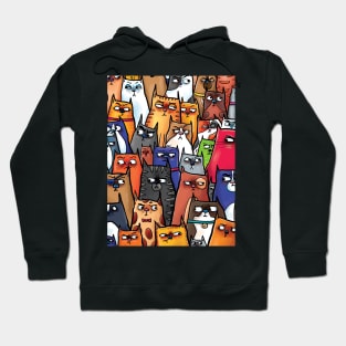 Suspicious Kitties Hoodie